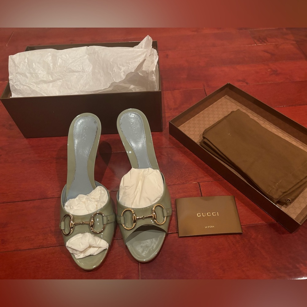 VINTAGE GUCCI KITTEN PUMP - Picture 6 of 16